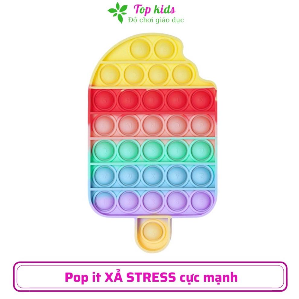 Pop it mini trò chơi xả stress đồ chơi thông minh cho bé 1 2 3 4 5 6 tuổi ấn bong bóng vui nhộn