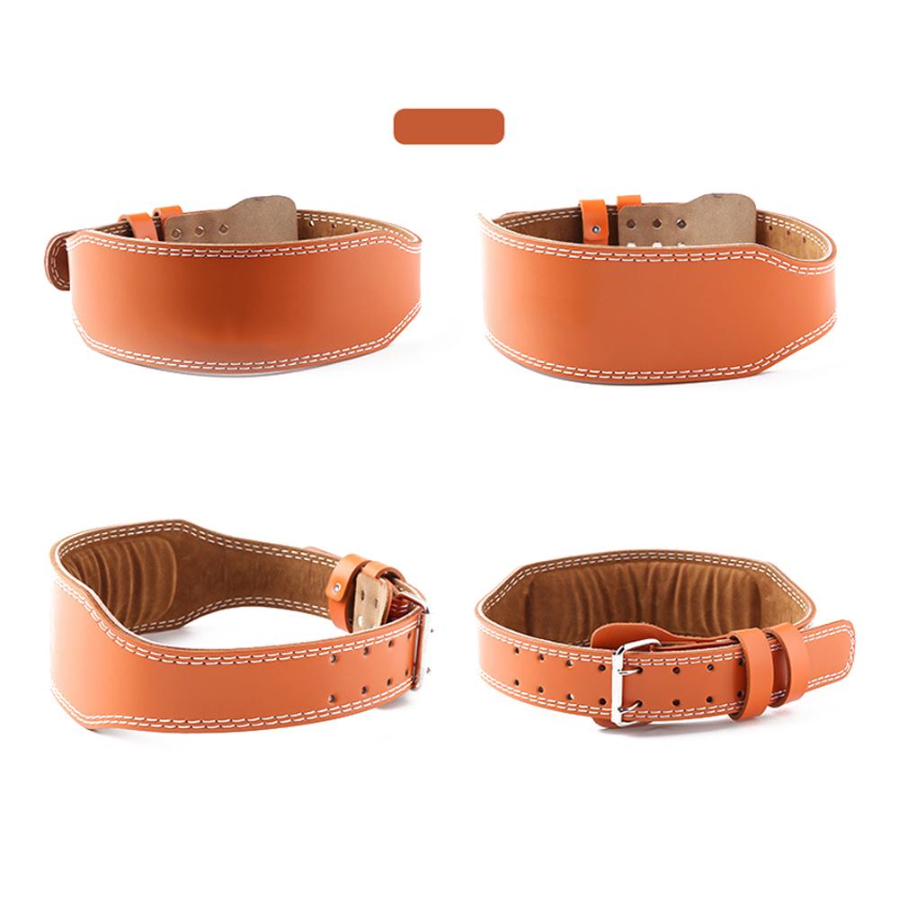 Wide Weightlifting Belt Bodybuilding Fitness Belts Barbell Powerlifting Training Waist Protector Leather Waist Support