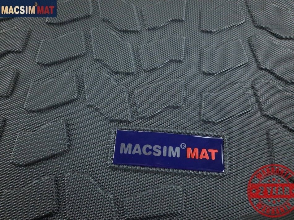 Thảm lót cốp xe ô tô Chevrolet Captiva 2012- nay nhãn hiệu Macsim chất liệu TPV cao cấp màu đen hàng loại 2