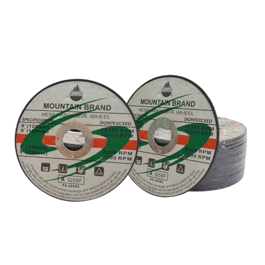 (Combo 5 Viên) Đá Cắt Sắt Núi 09 (MOUTAIN) 125x2x22mm Cắt Sắc Bén, Bền Bỉ, Ít Hao Mòn Và Độ Chính Xác Hoàn Hảo | TOPWIN Official Store