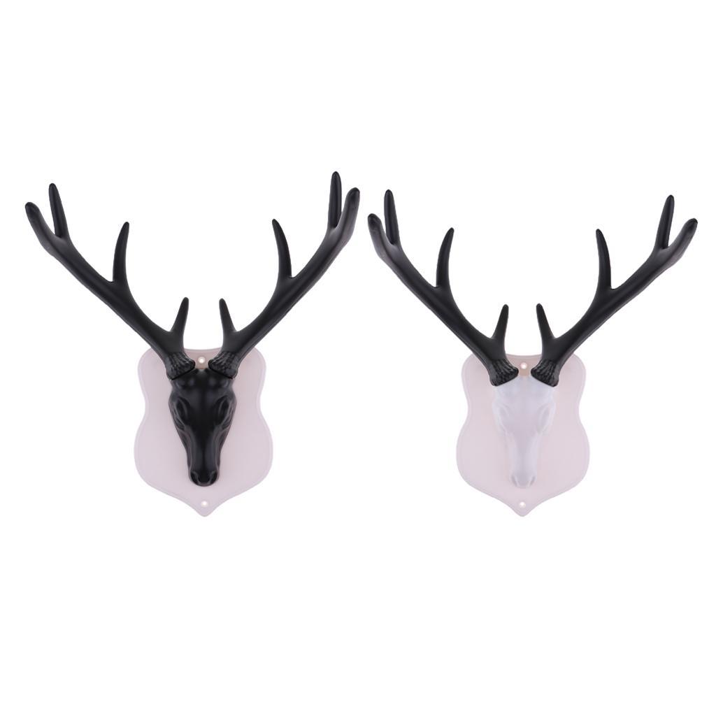 Animal Deer Head Hook Hanger Rack Wall Mount Home Decoration