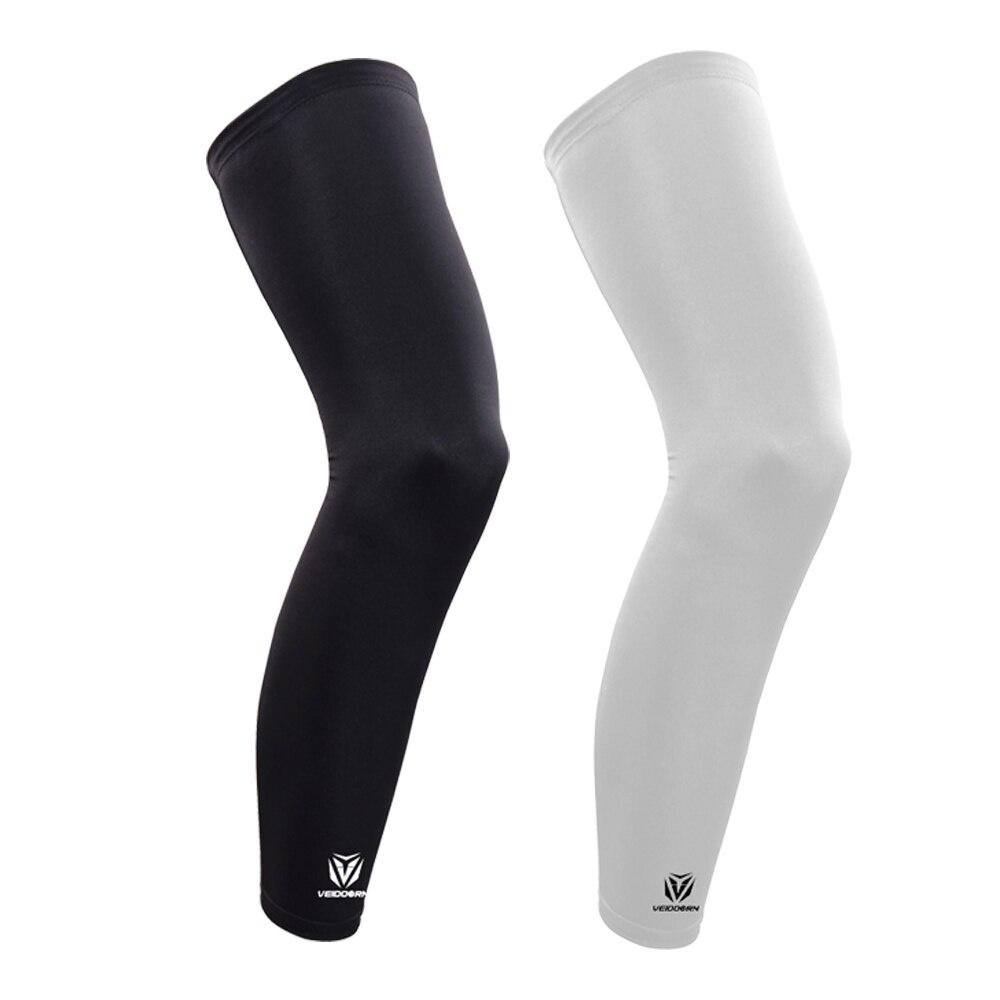 Veidoorn 2pcs Compression Basketball Knee Sleeve Support Protector Elastic Kneepad Honeycomb for Sports Volleyball