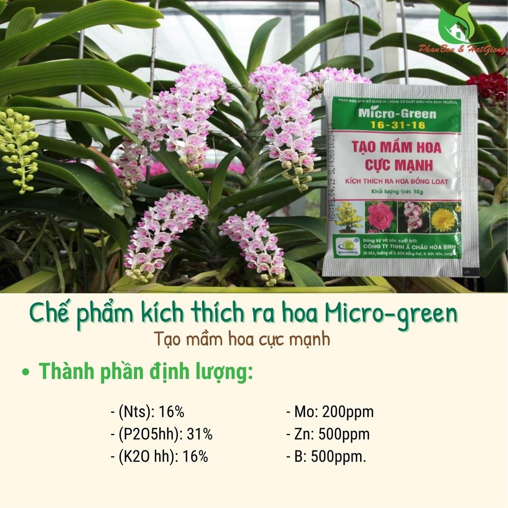 Chế Phẩm Kích Thích Ra Hoa Tạo Mầm Hoa Cực Mạnh Micro Green 16-31-16 - Shop Phân Bón và Hạt Giống