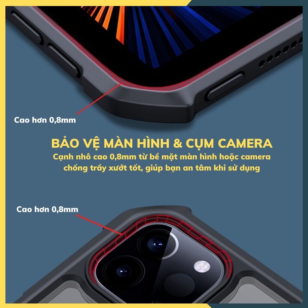 Ốp lưng chống sốc XUNDD cho ipad pro 2020 11 inch bảo vệ camera - hàng nhập khẩu