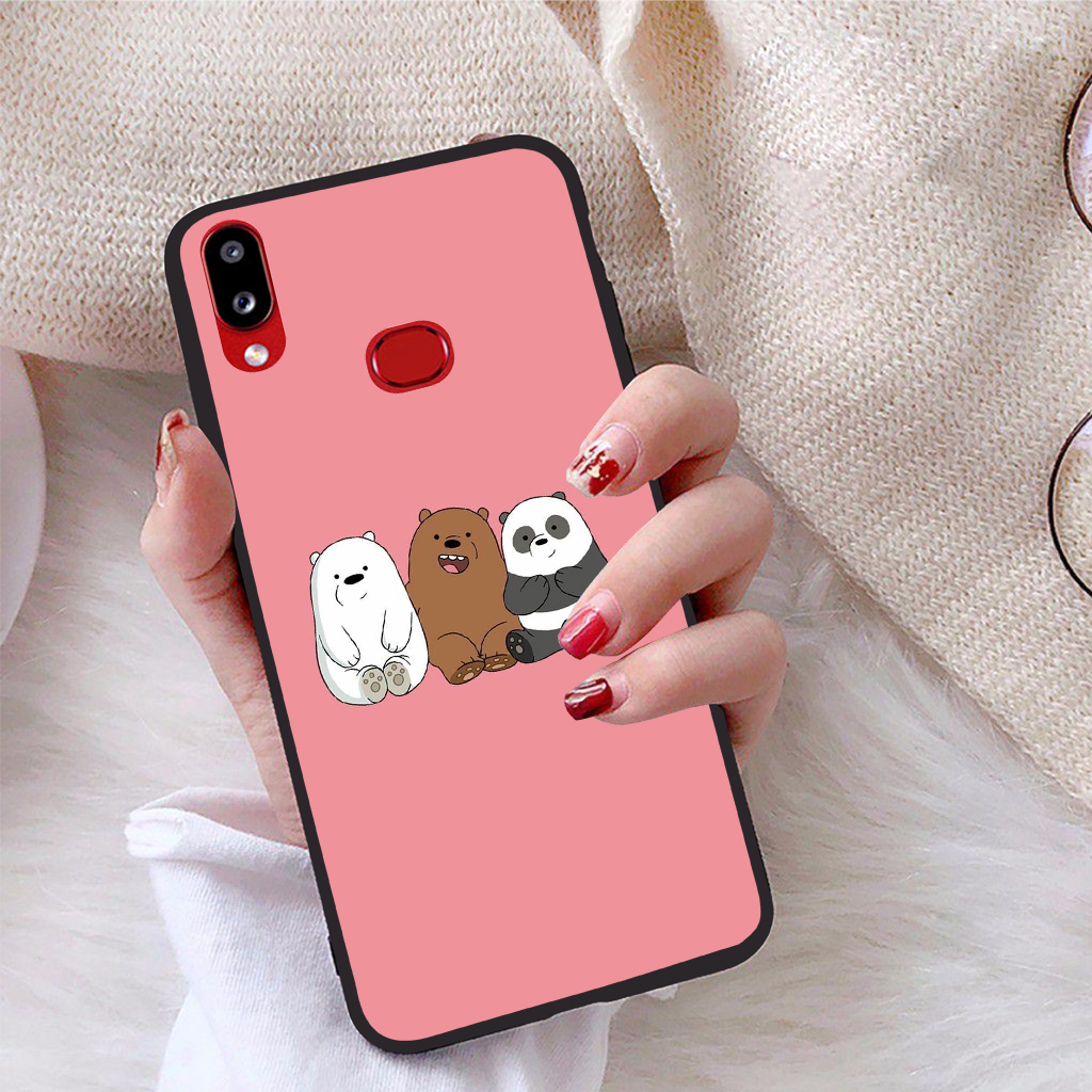 Ốp lưng dành cho Samsung Galaxy A10S viền dẻo TPU bộ sưu tập Chúng ta là gấu - Hàng chính hãng