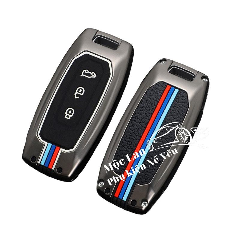 Ốp khóa kim loại cao cấp dáng thể thao xe ô tô FORD TERRITORY 2020- 2023 bảo vệ chìa khóa chịu va đập tốt -otofunmoclan