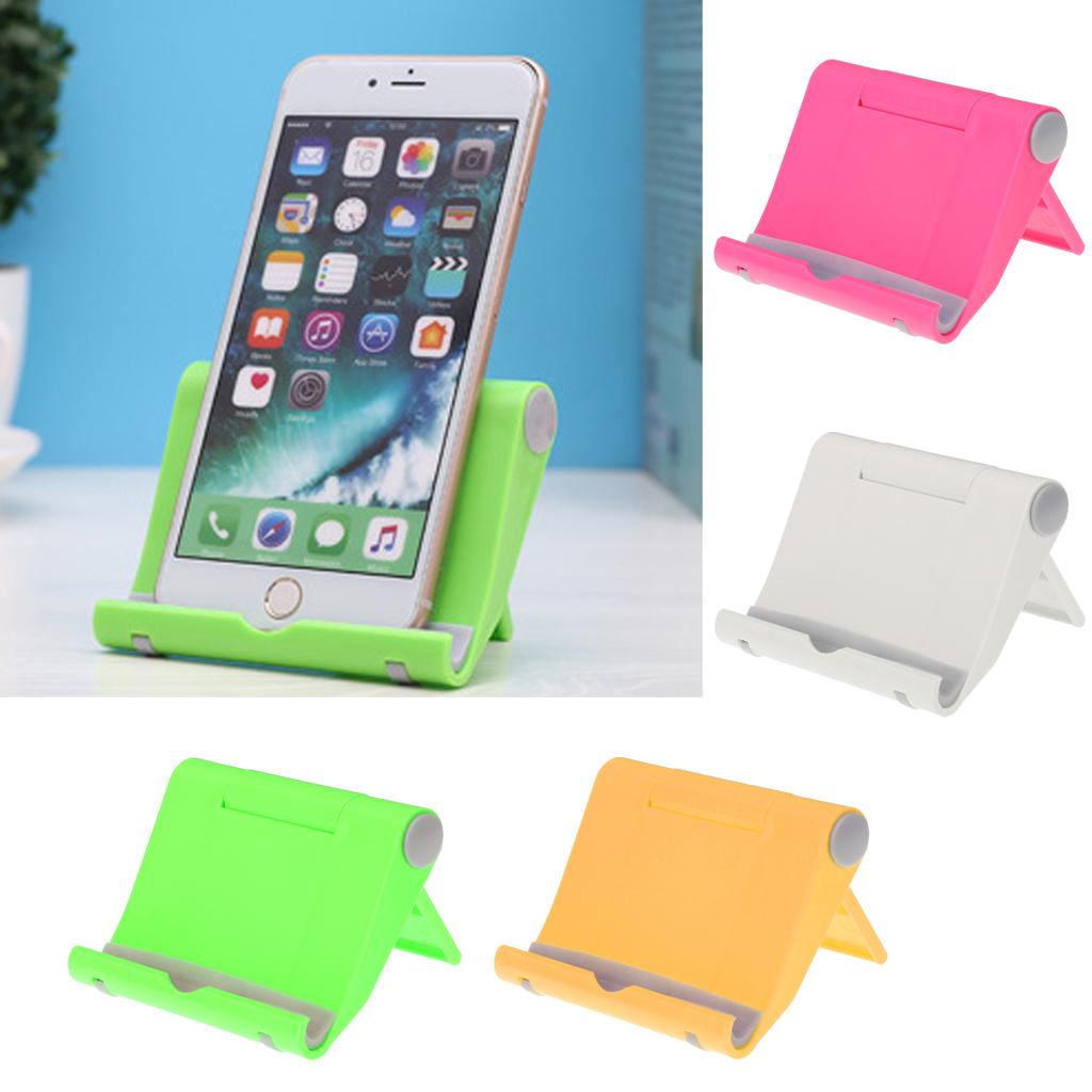 Universal Lazy Phone Bracket Tablet Holder Portable Plastic For iPhone,White