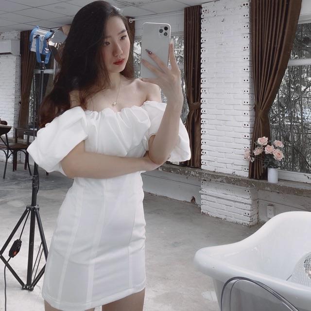 Đầm bèo vai trắng Dreamy