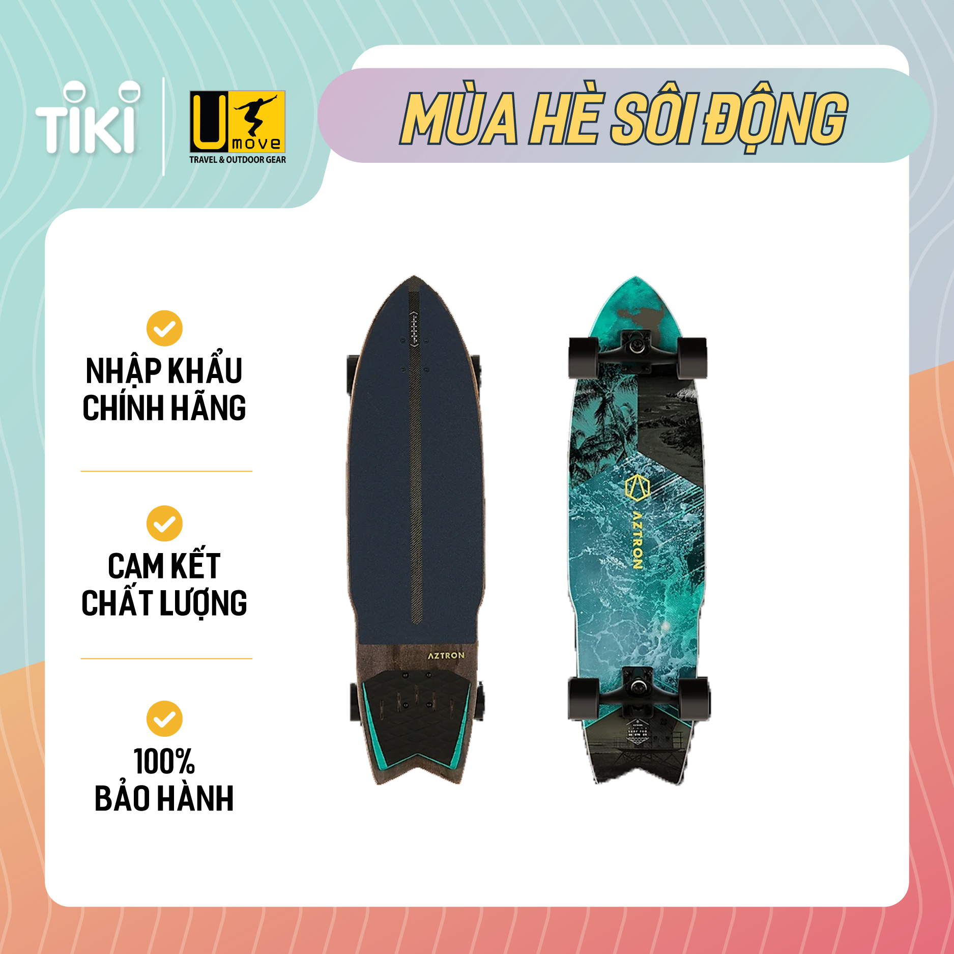 Ván trượt Surfskate Board Ocean 36 AK-602