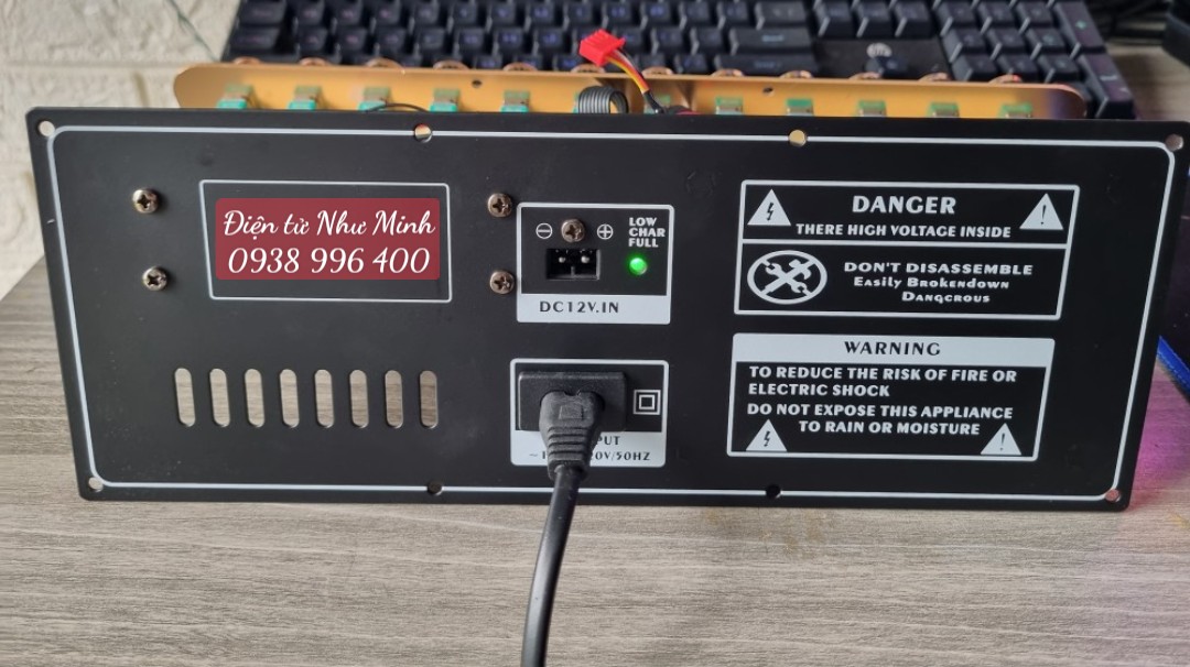 Mạch Loa Kéo K12Plus - 180w , 2 ngõ ra loa , DSP Reverb