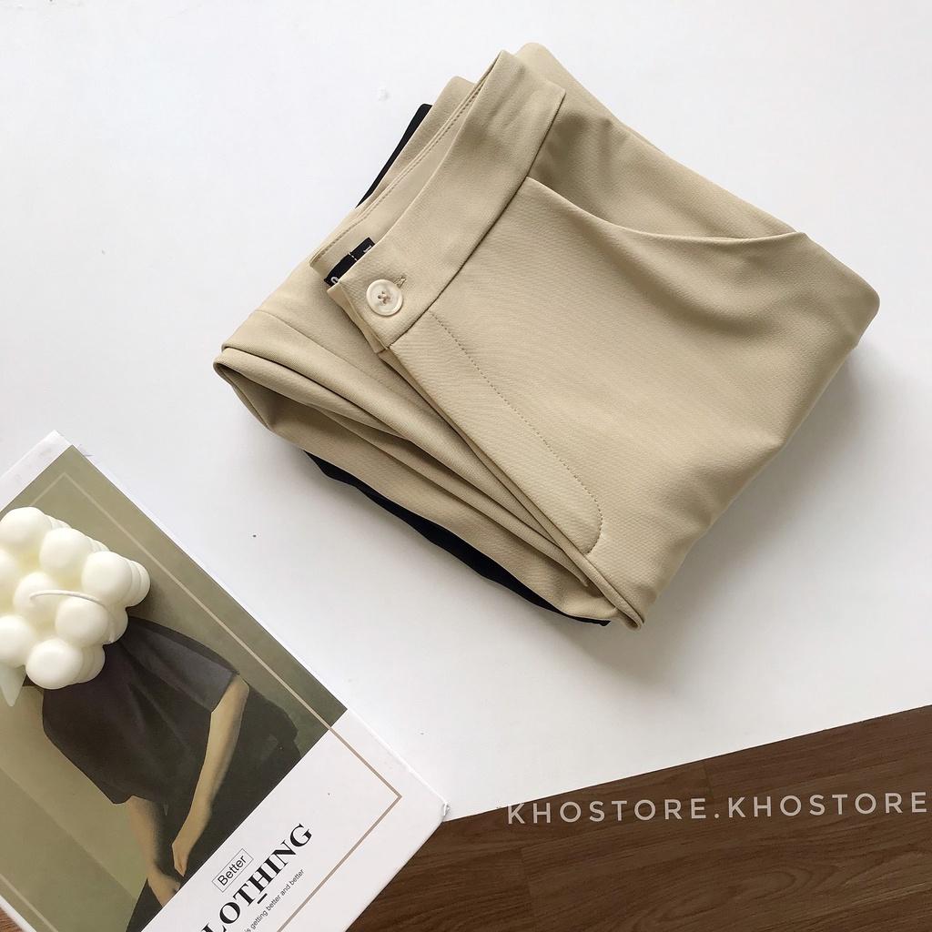 Quần baggy nữ lưng cạp cao, phom cơ bản tôn dáng, chất vải không nhăn, quần công sở nữ đẹp hàng thiết kế, ảnh tự chụp