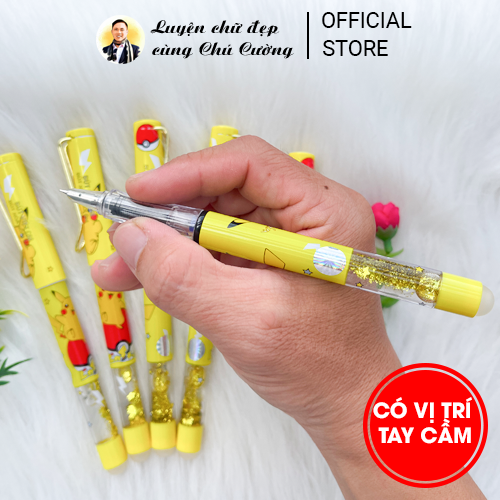 Bút Mực Xoá Được | Bút Mực chuyên dùng ống Mực Xoá | Bút Việt C88 mẫu Pikachu (đọc kỹ mô tả)