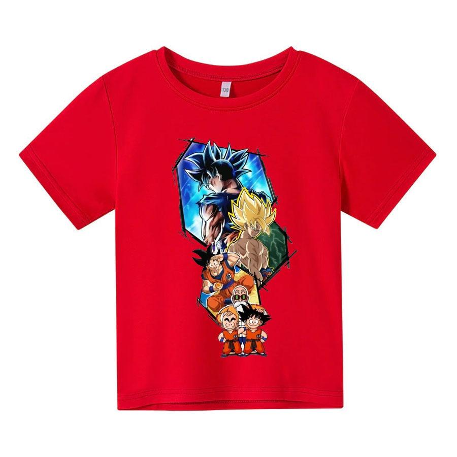 Áo thun trẻ em GOKU 2, 4 màu, có size người lớn, Anam Store