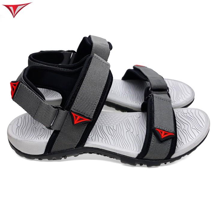 Giày Sandal Nam Việt Thủy - Quai Ngang Ghi Xám - VT016