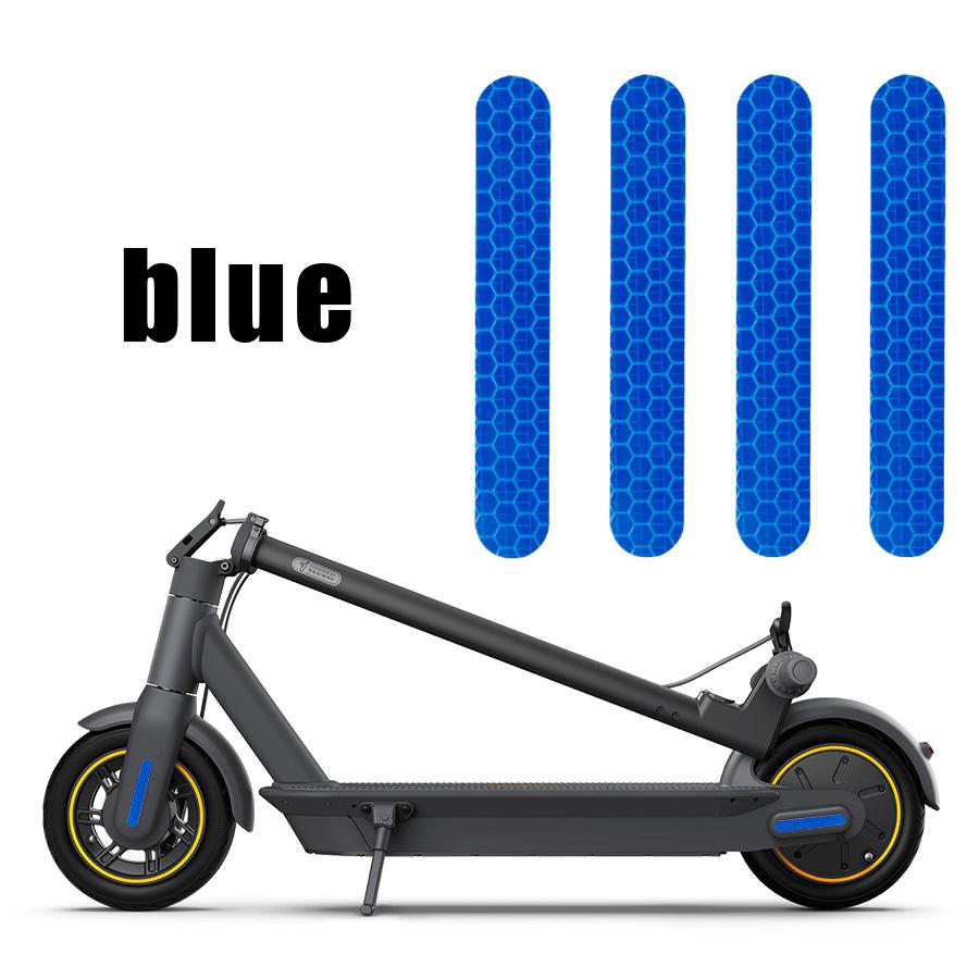 Bánh xe phía sau chống thấm nước phía trước Bìa sticker eflective cho Ninebot Max G30 Scooter CẢNH BÁO BẮT Color: Max g30 Sky blue
