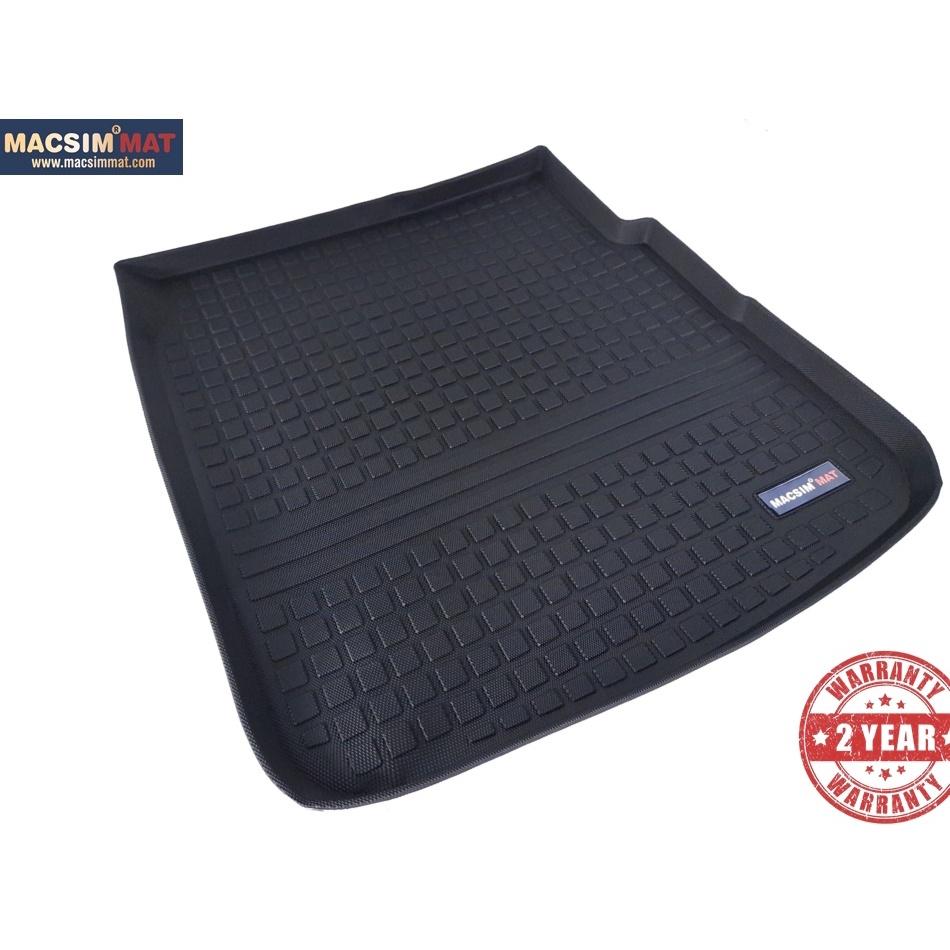 Thảm lót cốp xe ô tô Audi A7 2011-2018 nhãn hiệu Macsim chất liệu TPV cao cấp màu đen