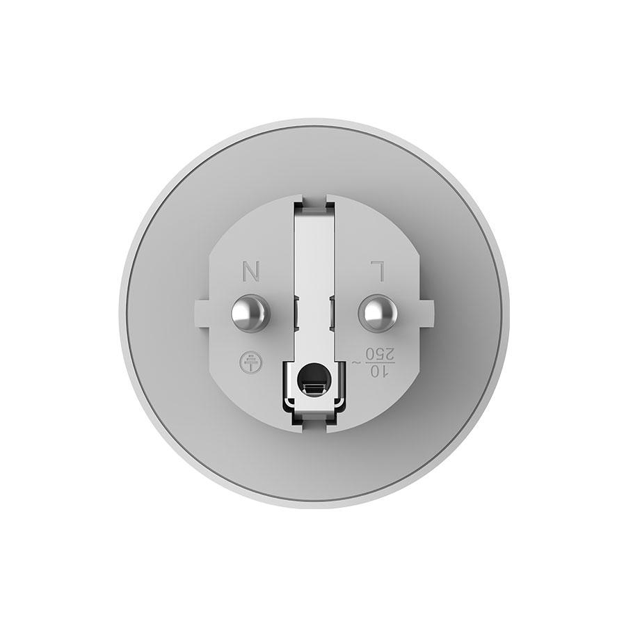 Ổ cắm điện thông minh tiêu chuẩn châu Âu Aqara Smart Plug (EU) SP-EUC01 - Cần trang bị Hub, Tương thích Apple HomeKit - Hàng Chính Hãng