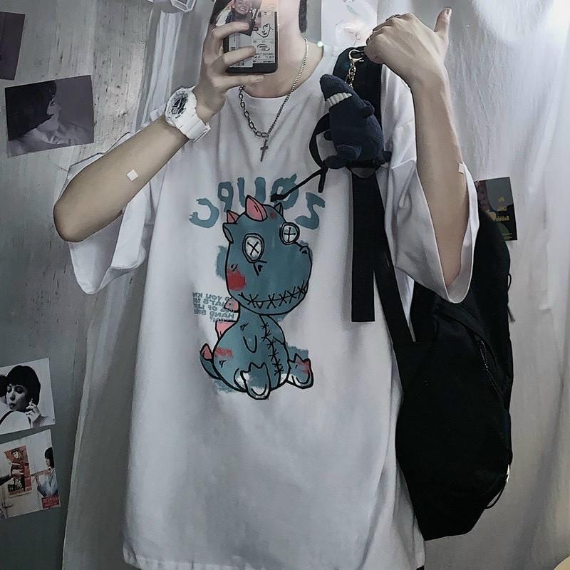 Ao Thun Tay Lỡ Unisex Freesize từ 40 đến 70kg