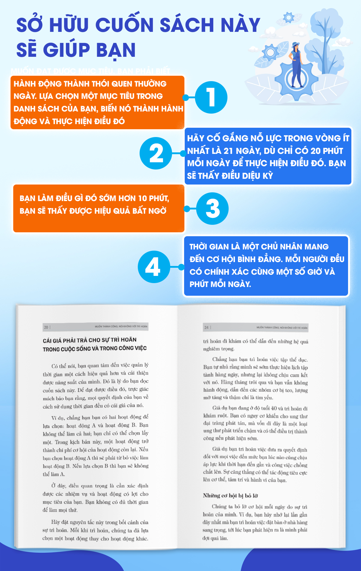 Bộ 4 Cuốn Sách Giúp Bạn Đổi Đời: Phượng Hoàng Tái Sinh, Sự Thông Minh Trong Hài Hước, Người Giàu Nhất Babylon, Muốn Thành Công Nói Không Với Trì Hoãn