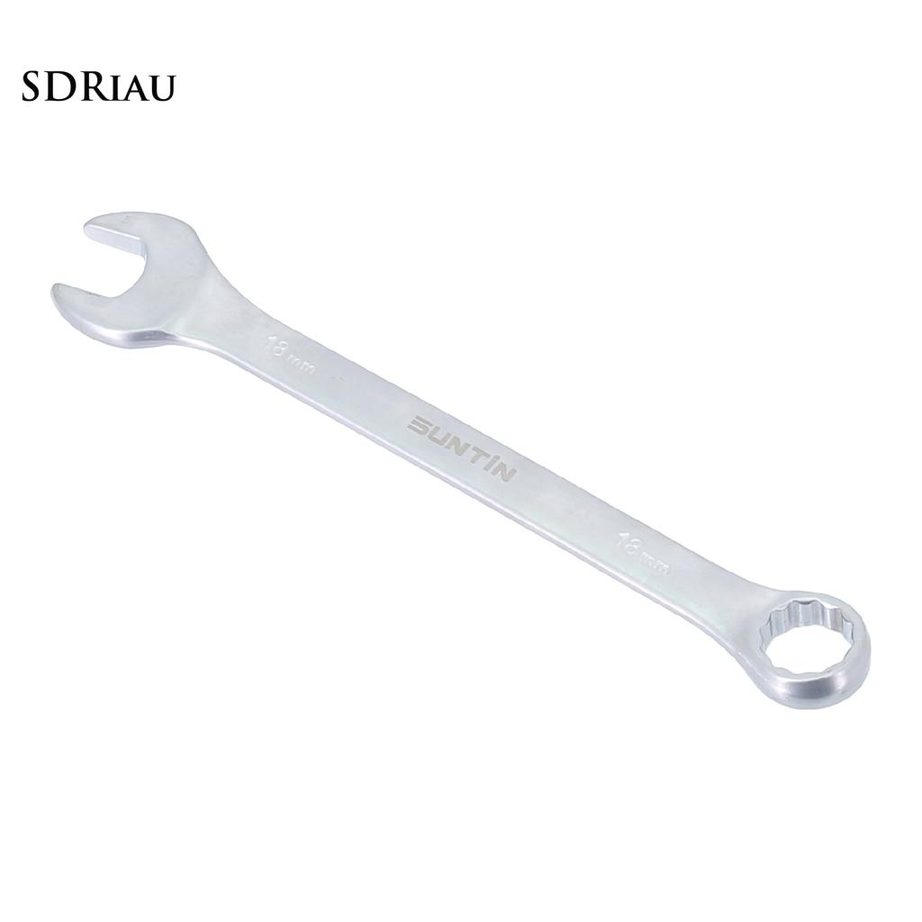 PEMG Portable Combination Wrench Practical Combination Ring Open End Spanner High Hardness for Automobiles