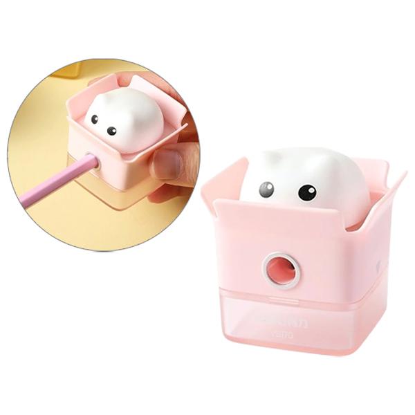 Chuốt Chì Hình Mèo - Deli EH577 - Màu Hồng