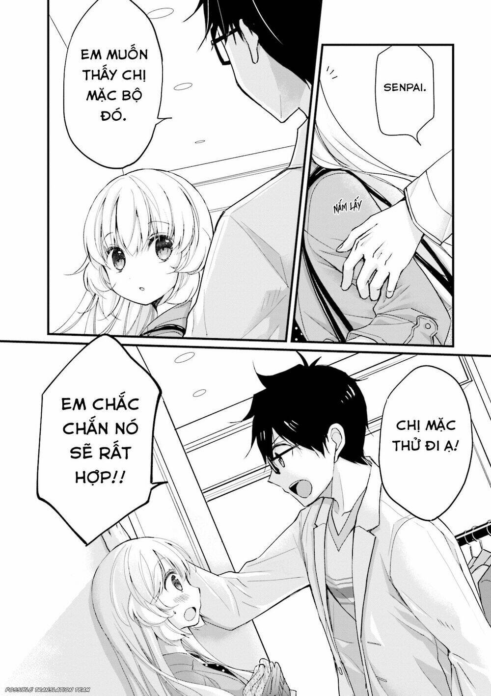 senpai kiêm bạn gái nhỏ nhắn của tôi rất dễ thương chapter 2 10