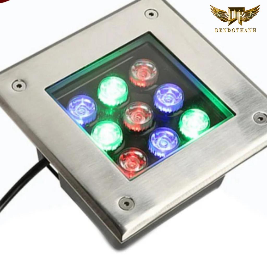 Đèn âm đất vuông, đèn âm sàn RSV87 hình vuông trang trí ngoại cảnh dẫn lối sang trọn hiện đại,sử dụng đổi nguồn 24v