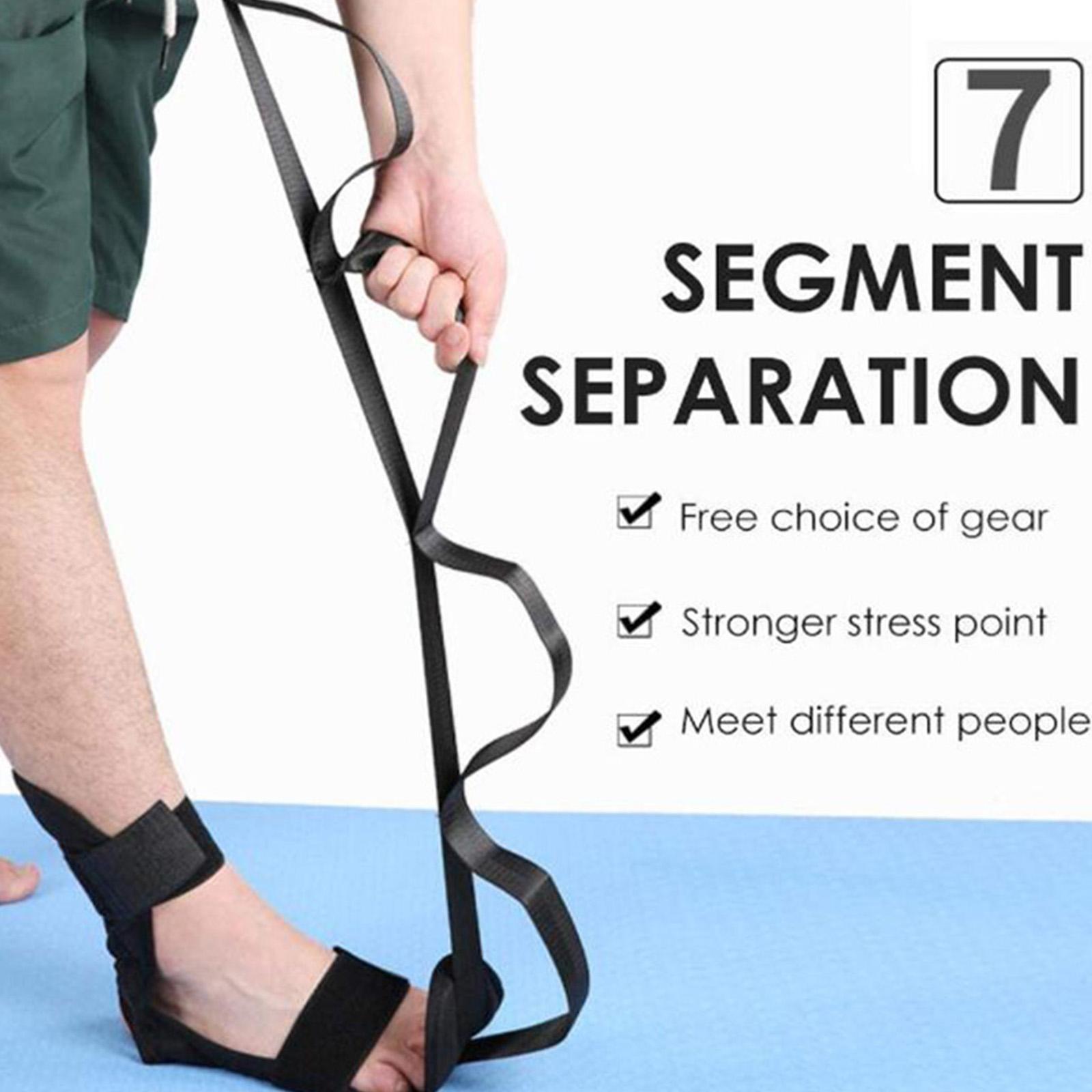 Stretch Strap & Foot Stretcher Set for Plantar Fasciitis Pilates Gymnastics