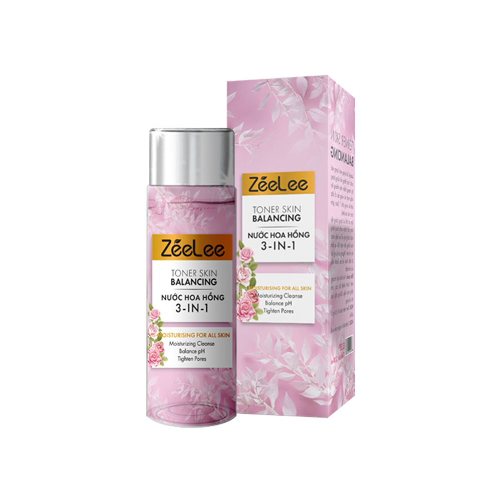 Nước Hoa Hồng ZeeLee Làm Sạch Cấp Ẩm Cân Bằng PH Sáng Da 200ml E33
