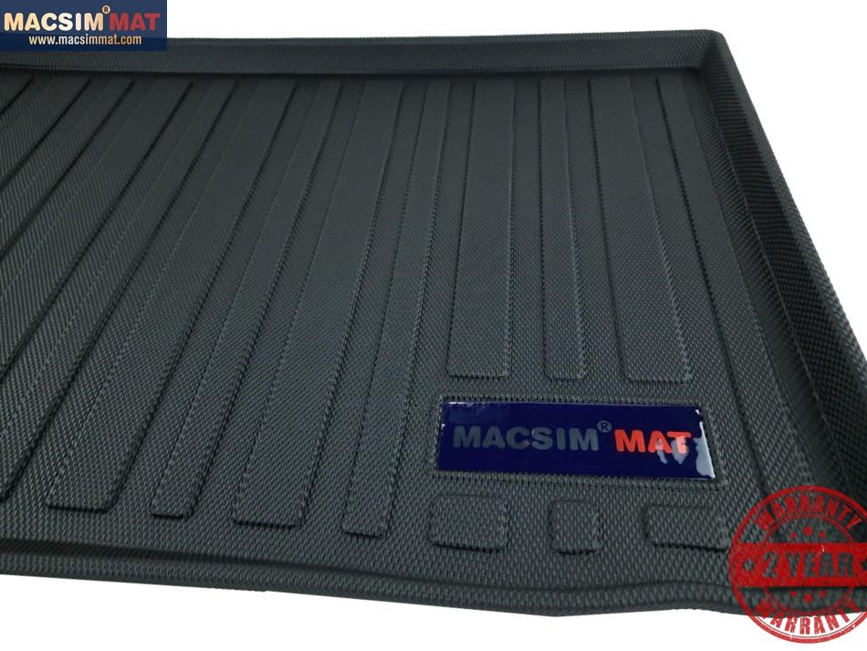Thảm lót cốp Toyota Wigo 2016-đến nay nhãn hiệu Macsim chất liệu TPV cao cấp màu đen