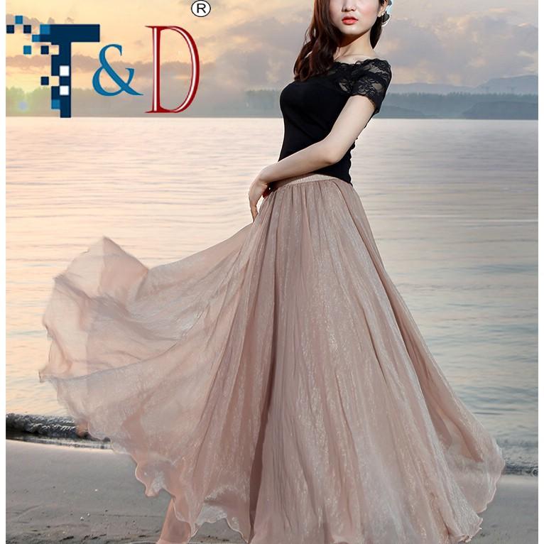 CHÂN VÁY XÒE NỮ FORM DÀI