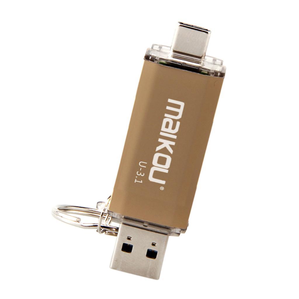 2 in 1 USB 3.0+Type C OTG Flash Drive Memory Stick High Speed