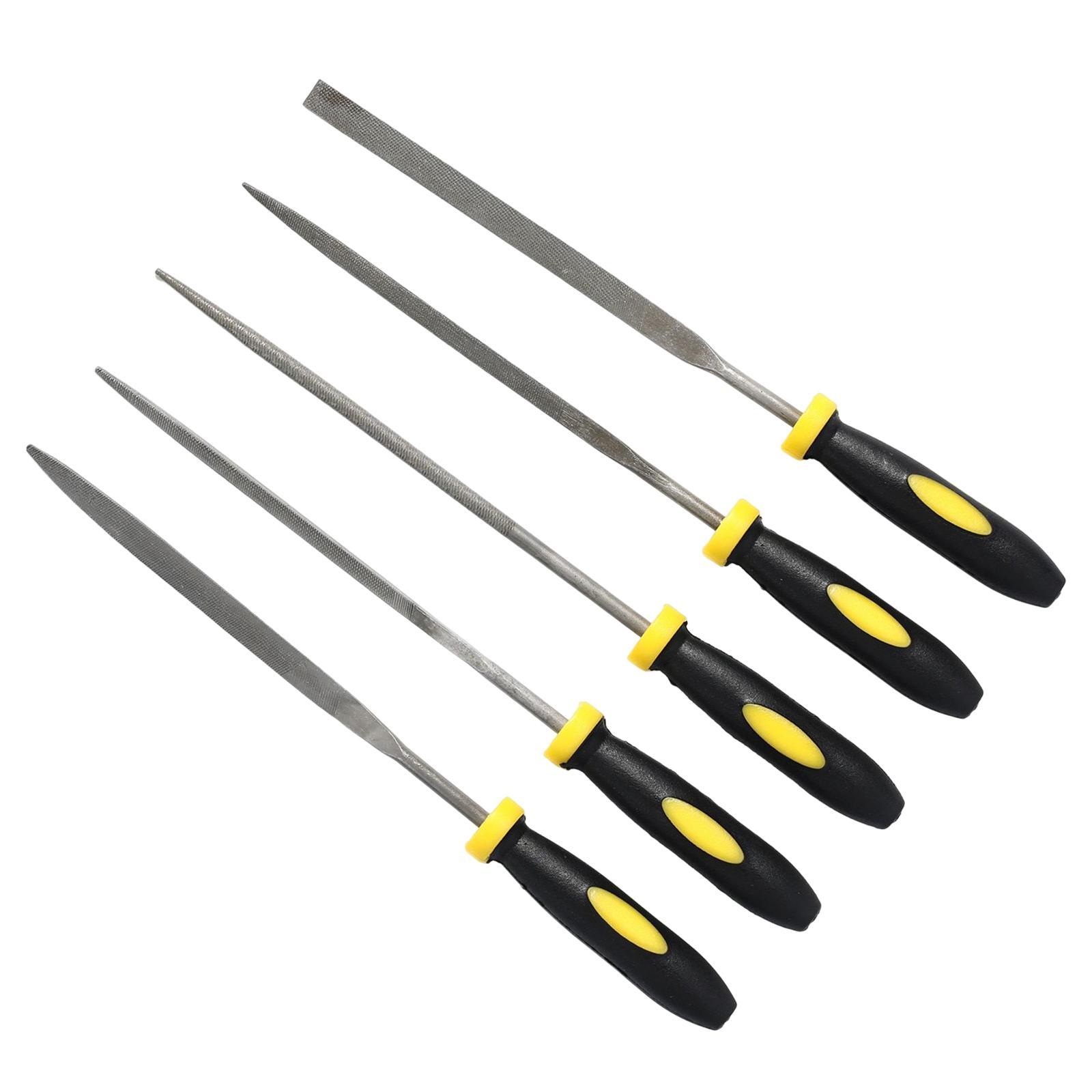 5Pcs Guitar Fret File Guitar Repairing Fret Leveling for Guitar Ukulele