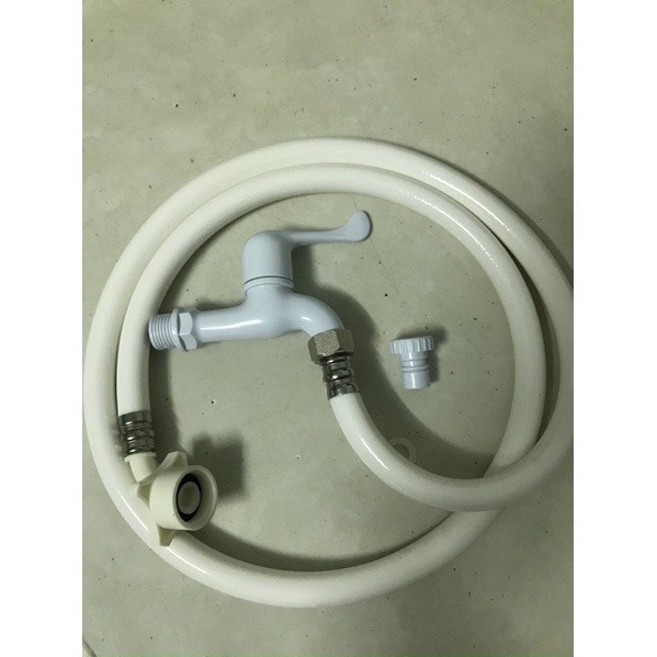 Dây cấp nước máy giặt 1,5m 2 đầu ren lắp đặt tiện lợi, dễ dàng