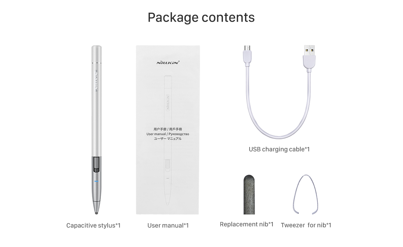 Bút cảm ứng Nillkin iSketch Adjustable Capacitive Stylus - Hàng Chính Hãng