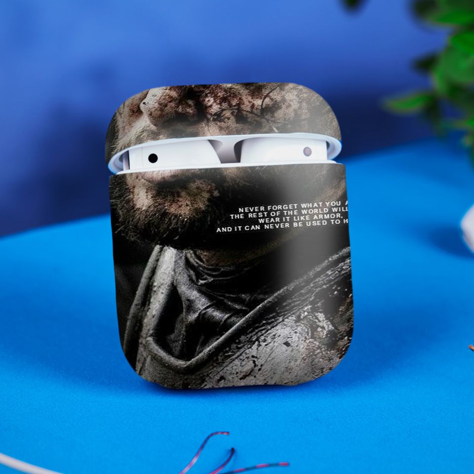 Miếng dán skin chống bẩn cho tai nghe AirPods in hình Game Of Throne - 1004 (bản không dây 1 và 2)