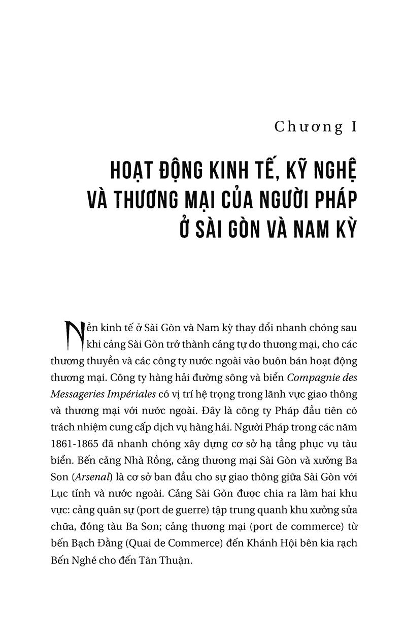 Sách Lịch Sử Doang Nghiệp Và Công Nghiệp Ở Sài Gòn Và Nam Kỳ Từ Giữa Thế Kỷ Xix Đến Năm 1945
