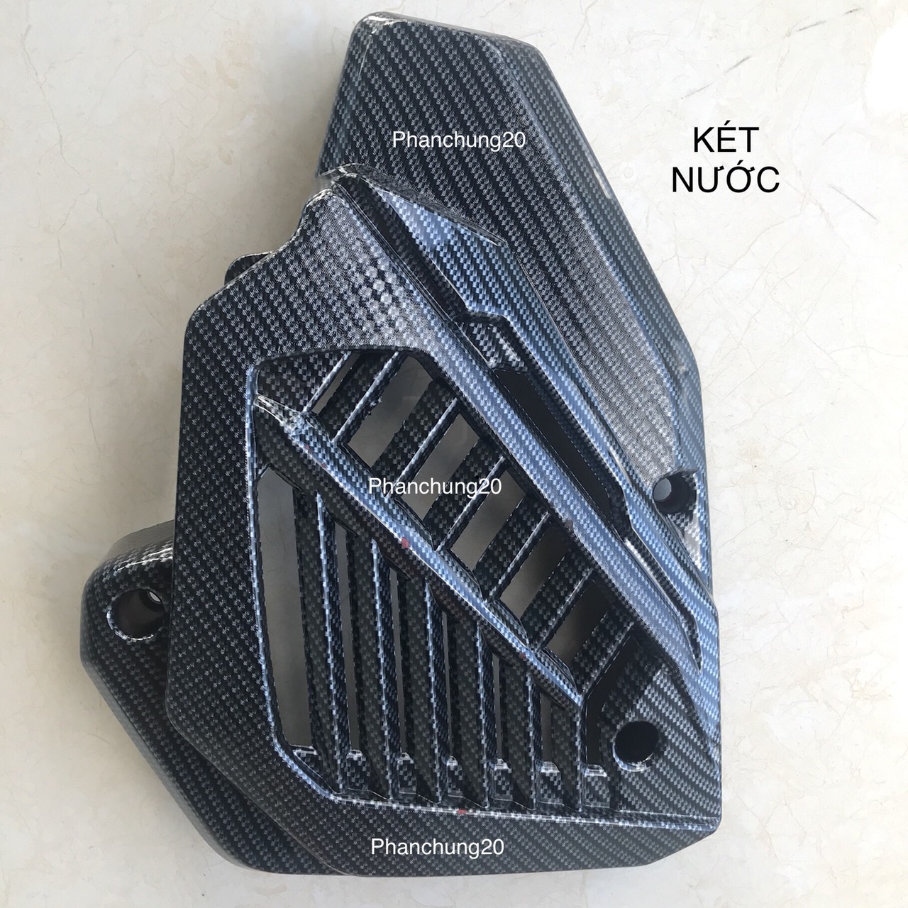 ỐP KÉT NƯỚC DÙNG CHO ĐỜI XE AB 2016 2017 2018 2019 CACBON