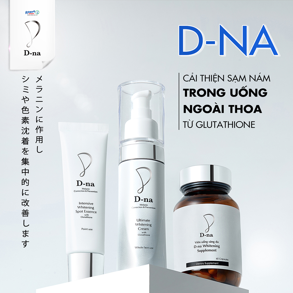 Viên uống sáng da glutathione D-na Whitening Supplement (60 Viên)