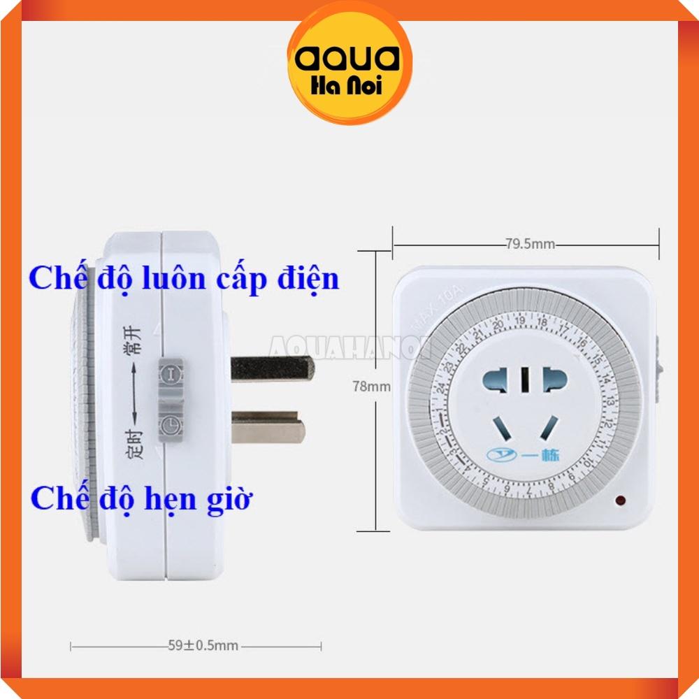 Hẹn giờ cơ YIDONG - Timer 24h hẹn giờ bật tắt tự động thiết bị điện cho hồ cá thủy sinh, đồ gia dụng