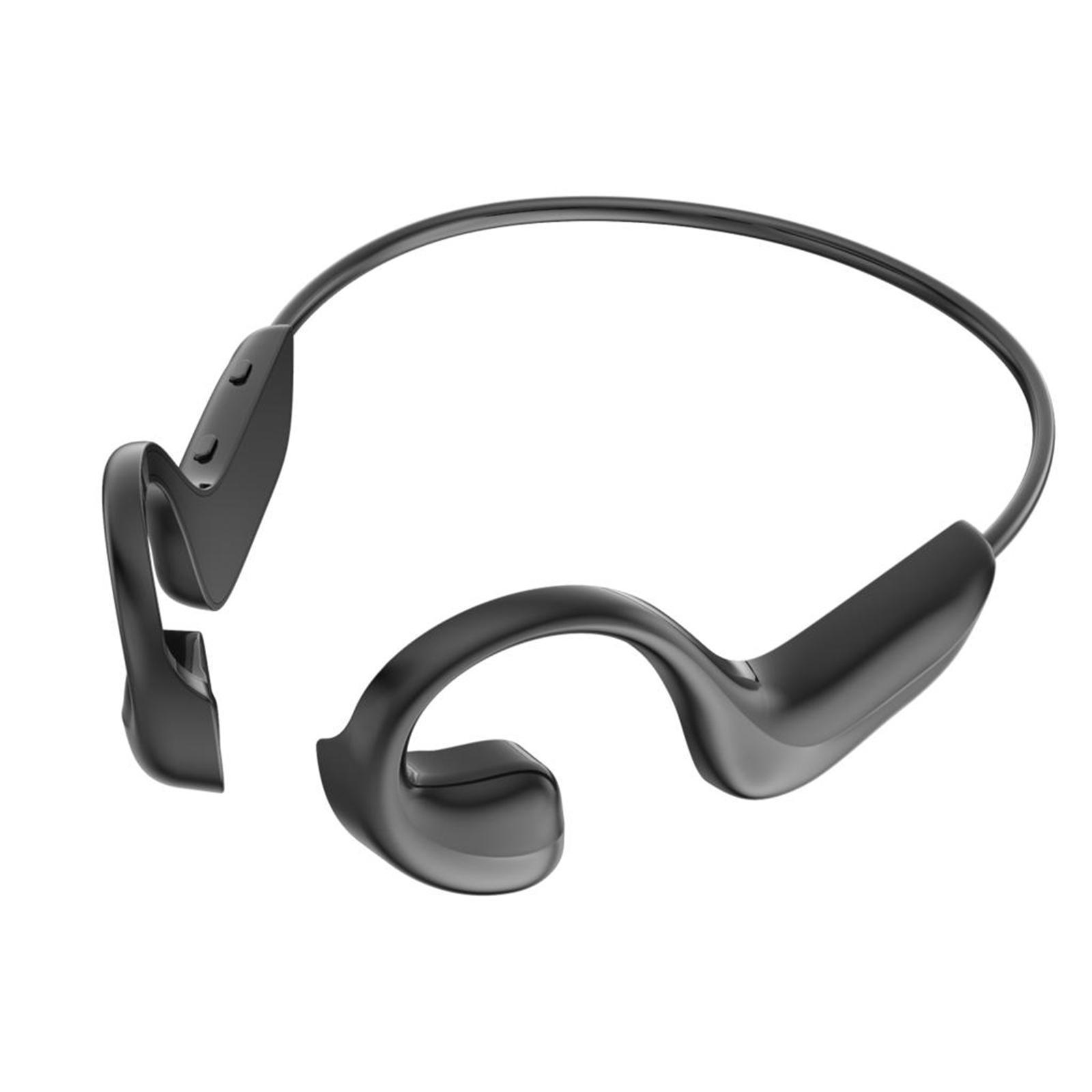 Bluetooth Headphones Sport Stereo Earphone Microphone Black