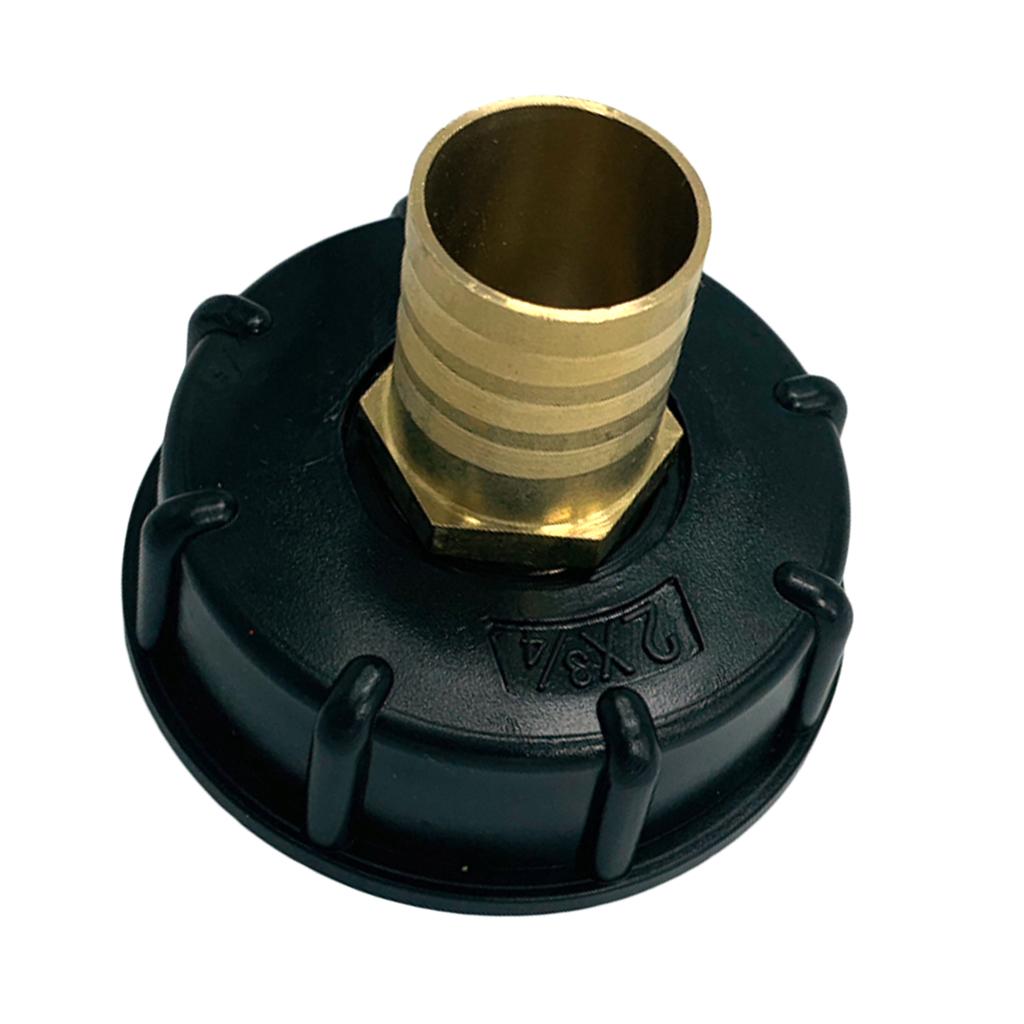 3Pcs IBC 1000L Water Tank Connector 1/2'' 1'' 3/4'' Brass Hose Valve Adapter