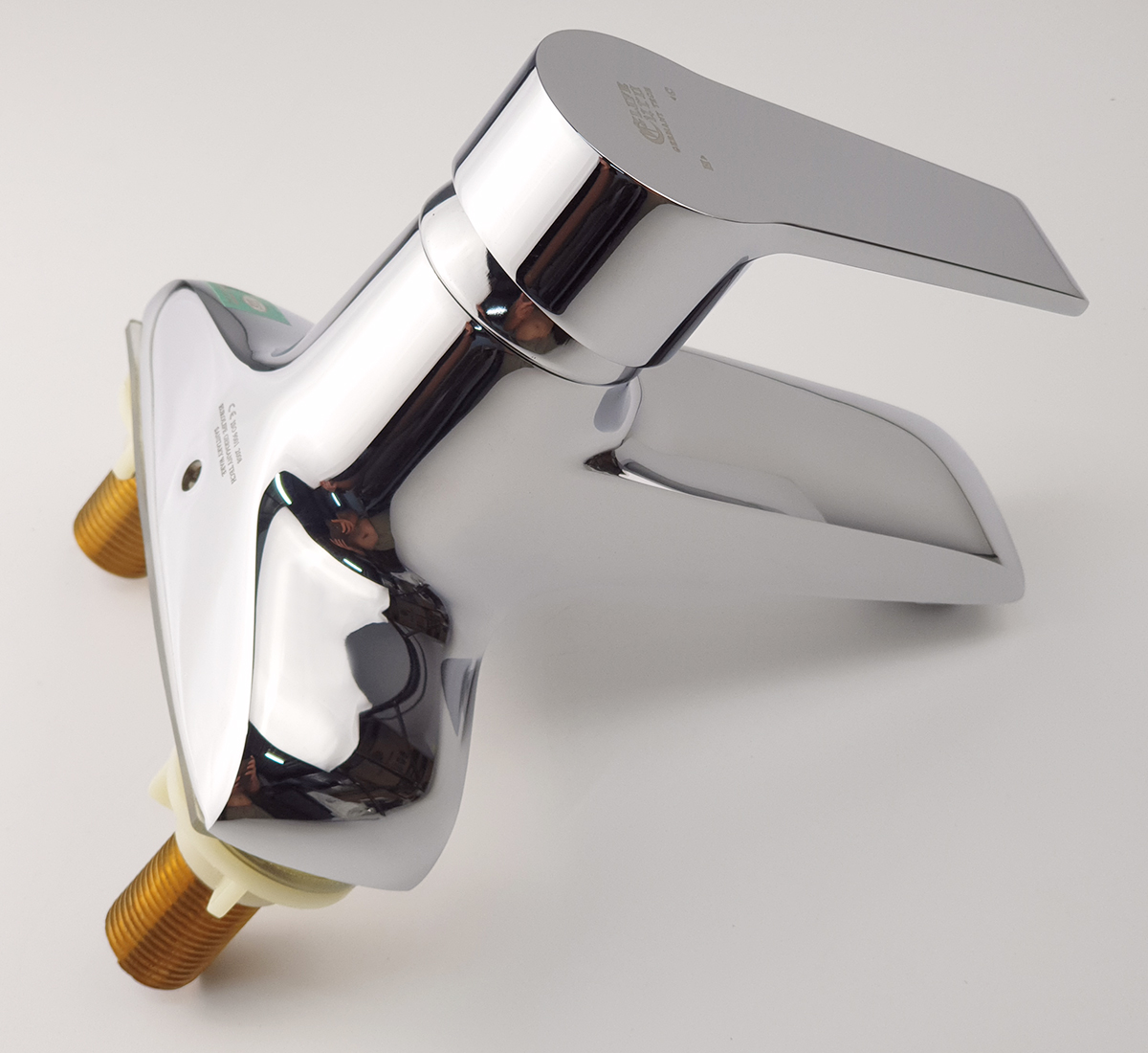 Vòi Lavabo nóng lạnh 2 chân Đồng mạ Chrome Eurolife EL-AZA03-1