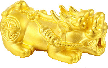 Tỳ hưu bạc 925 xi vàng