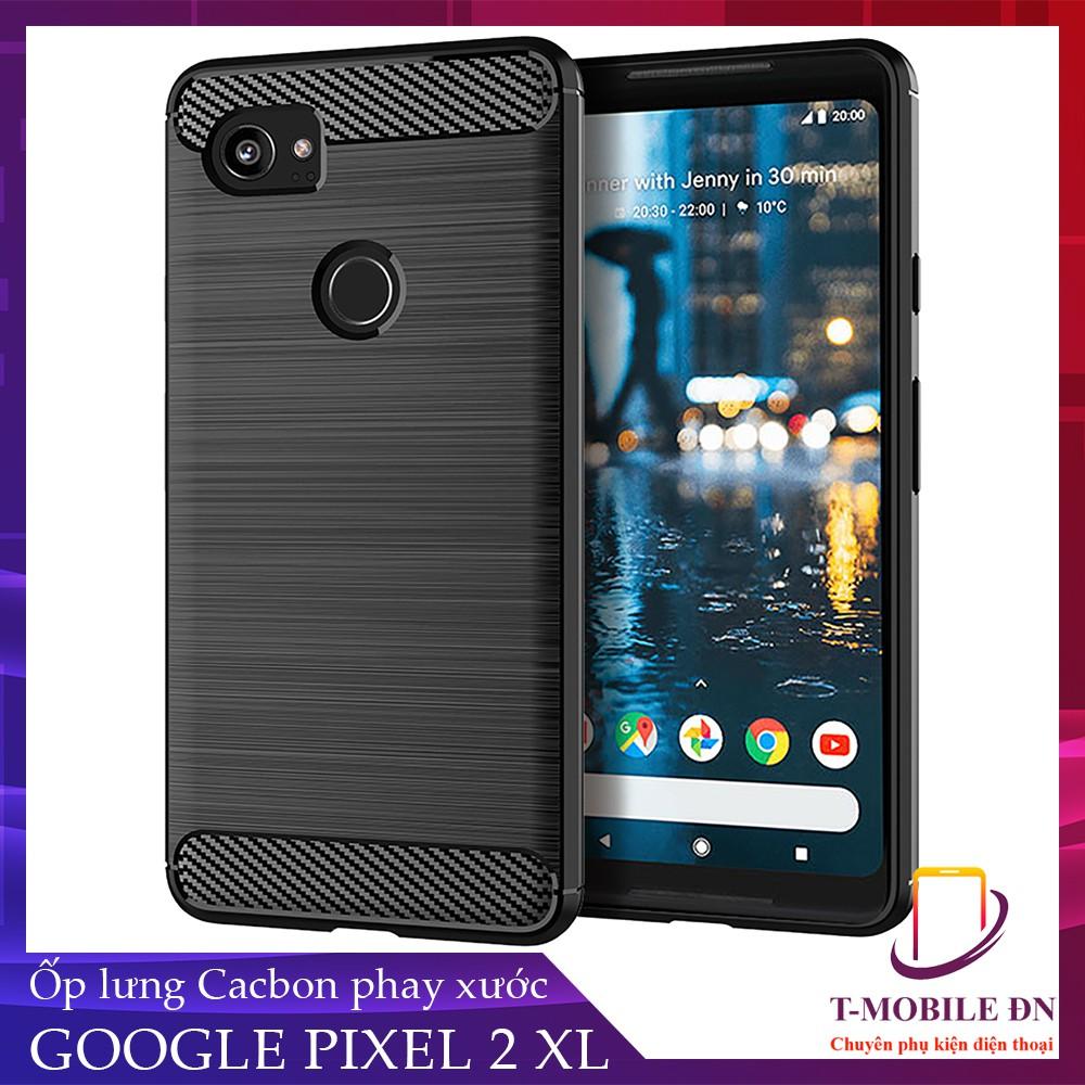 Ốp lưng cho Google Pixel 2 2 XL dẻo Cacbon phay xước chống sốc chống vân tay