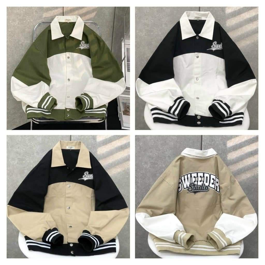Áo Khoác Gió ,Áo Bomber Gió In Chữ SWEEDER Fhom Rộng Unisex