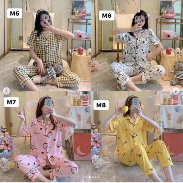 (Có sẵn) BỘ NGỦ PIZAMA (ảnh thật)