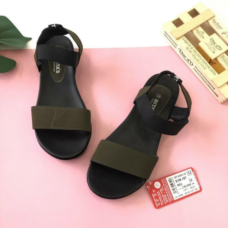 Sandal bitas nữ quai ngang bền đẹp SY187a