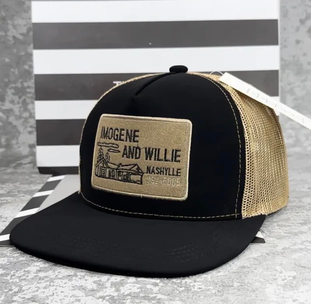 Nón hiphop, mũ snapback Imogene vải kaki phối lưới form chuẩn thời trang đường phố siêu đẹp