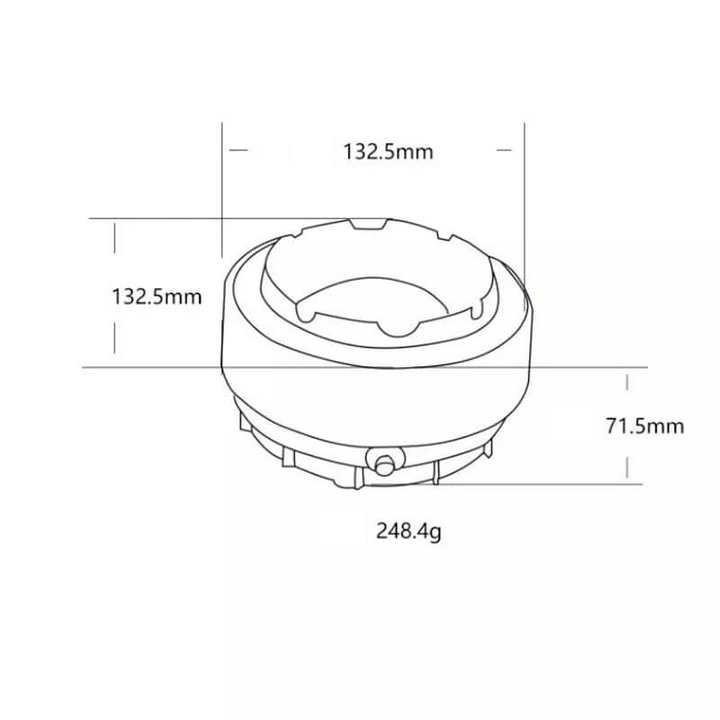 Gạt tàn thuốc không khói khử mùi Smokeless Ashtray - Home and Garden